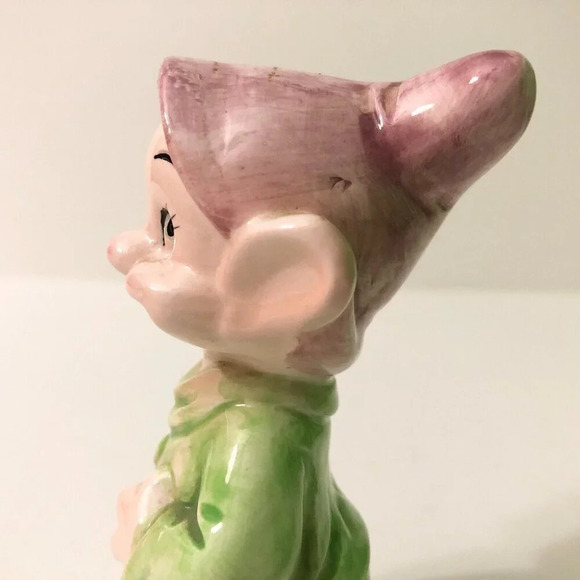 Vintage Disney Dopey Figurine Snow White Dwarf 4.5 Inch Tall Figure - Picture 7 of 16